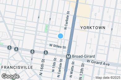 Map image of the property - 1428 W Thompson St