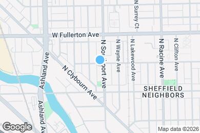 Map image of the property - 2254 N Southport Ave