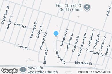 Map image of the property - 1903 Cedarhill Dr