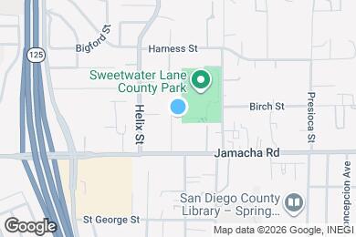 Map image of the property - 1147 Jamacha Ln