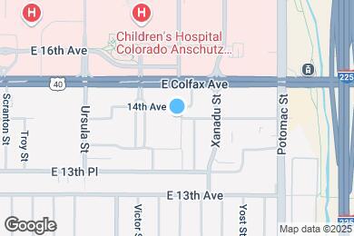 Map image of the property - 1363 N Victor St