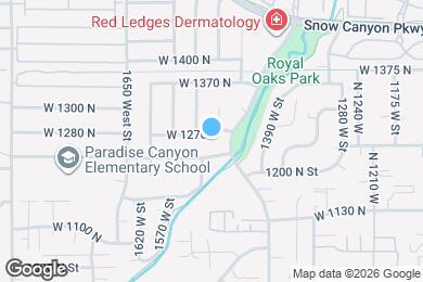 Map image of the property - 1505 W 1270 N