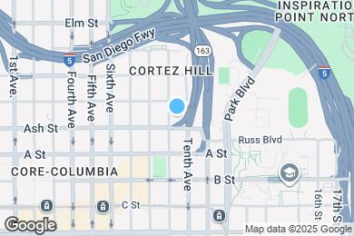 Map image of the property - 1441 Ninth Ave