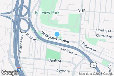 Map image of the property - 522 W McMicken Ave
