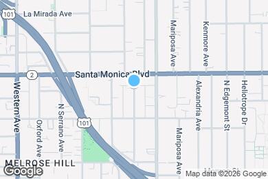 Map image of the property - 1055 N Ardmore Ave