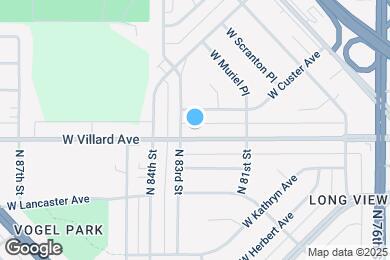 Map image of the property - 8230 W Villard Ave