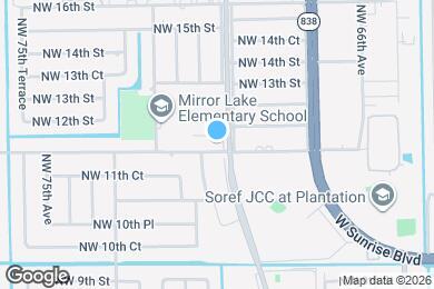 Map image of the property - 7001 NW 11th Pl