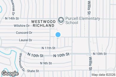Map image of the property - 1197 Yorktown Dr