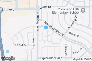 Map image of the property - 8230 Washington St