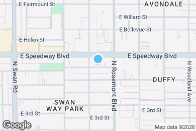Map image of the property - 5021 E 1st St