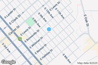 Map image of the property - 927 E Whitman St