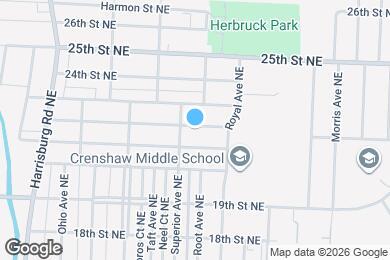 Map image of the property - 2414 22nd St NE