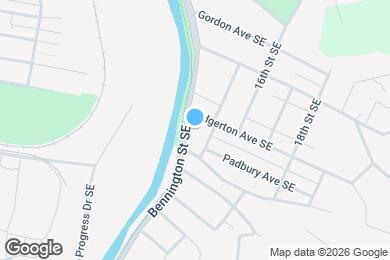 Map image of the property - 1822 Bennington St SE