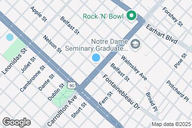 Map image of the property - 2604 S Carrollton Ave