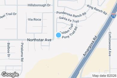 Map image of the property - 14527 Pony Trail Rd