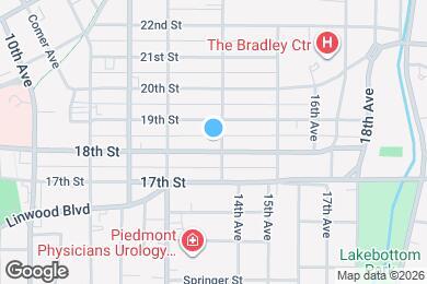 Map image of the property - 1341 18th St