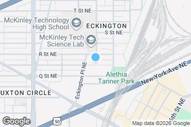 Map image of the property - 1625 Eckington Pl NE
