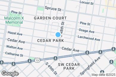 Map image of the property - 536 S. 48th St.