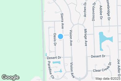 Map image of the property - 2611 Sierra Ave