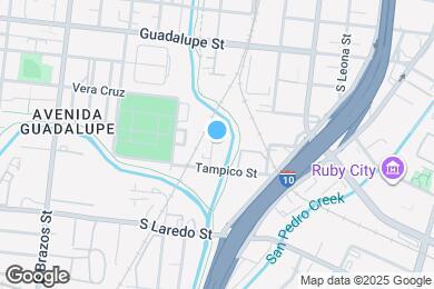 Map image of the property - 1206 S Comal