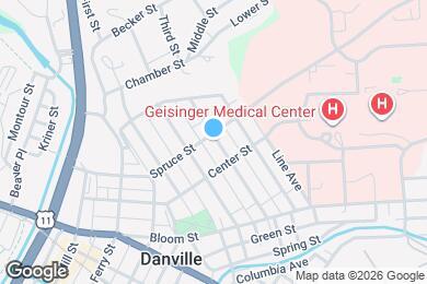 Map image of the property - 1153 Vine St