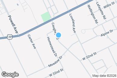 Map image of the property - 2731 Caughey Rd