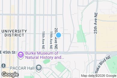 Map image of the property - 4544 20th Ave NE
