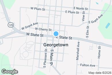 Map image of the property - 312 1/2 Georgetown Ohio 45121
