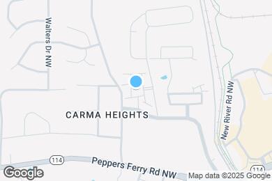 Map image of the property - The Adams at Peppers Ferry