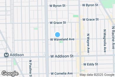 Map image of the property - 1516 W Waveland Ave