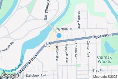 Map image of the property - 7946 Ogden Ave