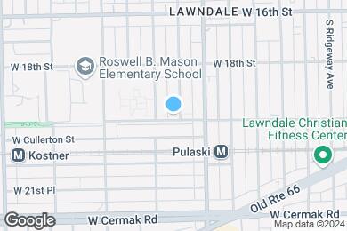 Map image of the property - 1860 S Komensky Ave