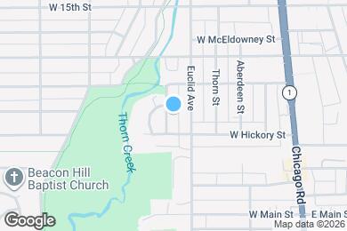 Map image of the property - 1665 Buena Vista Ave