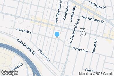 Map image of the property - 393 Coronado St
