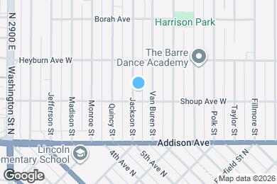Map image of the property - 222 Jackson St