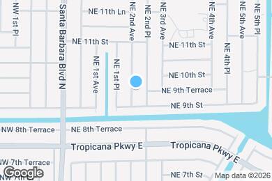 Map image of the property - 915 NE 2nd Ave