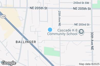 Map image of the property - 20027 24th Ave NE