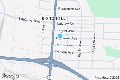 Map image of the property - 1221 California Ave