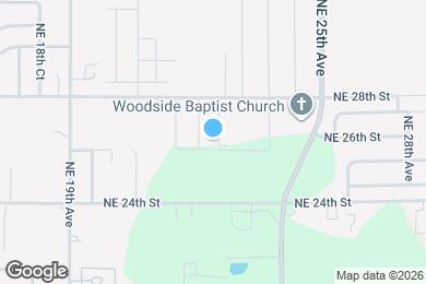Map image of the property - 2602 NE 23rd Ave