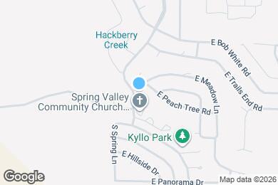 Map image of the property - 17101 E Meadow Ln