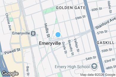 Map image of the property - 1332 Powell St