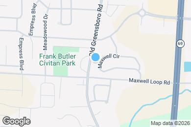 Map image of the property - 1366 Maxwell Cir