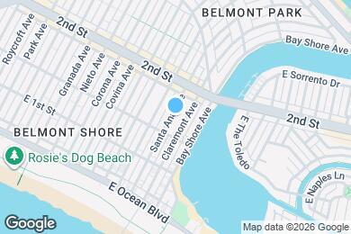 Map image of the property - 160 Santa Ana Ave