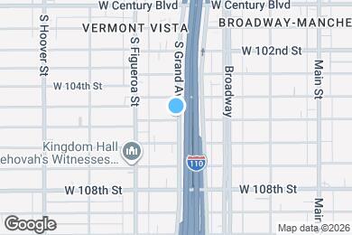 Map image of the property - 403 W 105th St