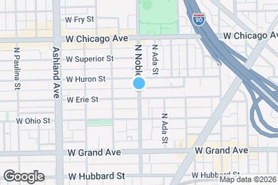 Map image of the property - 652 N Noble St
