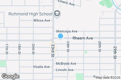 Map image of the property - 2340 Rheem Ave