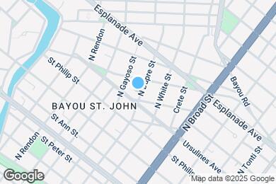 Map image of the property - 1115 N Dupre St