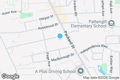 Map image of the property - 1516 Jewett St