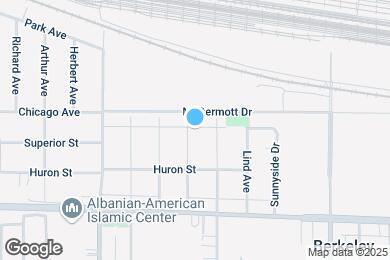 Map image of the property - 1213 N Irving Ave