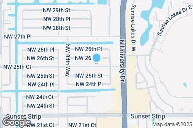 Map image of the property - 8347 NW 25th Ct